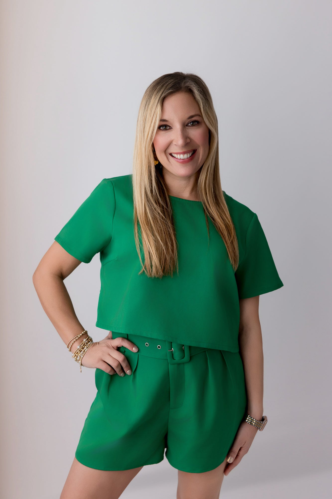 Kelly Green Short Set