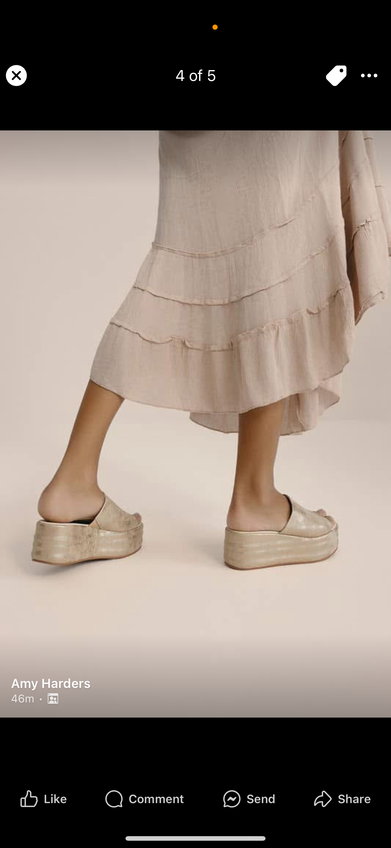 Platform Slides in Gold