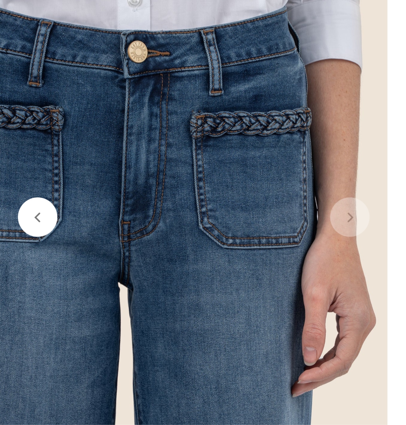 Meg High Rise Wide Leg Jeans