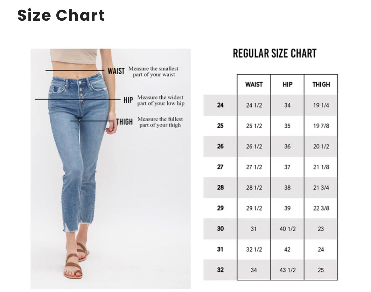 High rise Crop Flare Light Denim