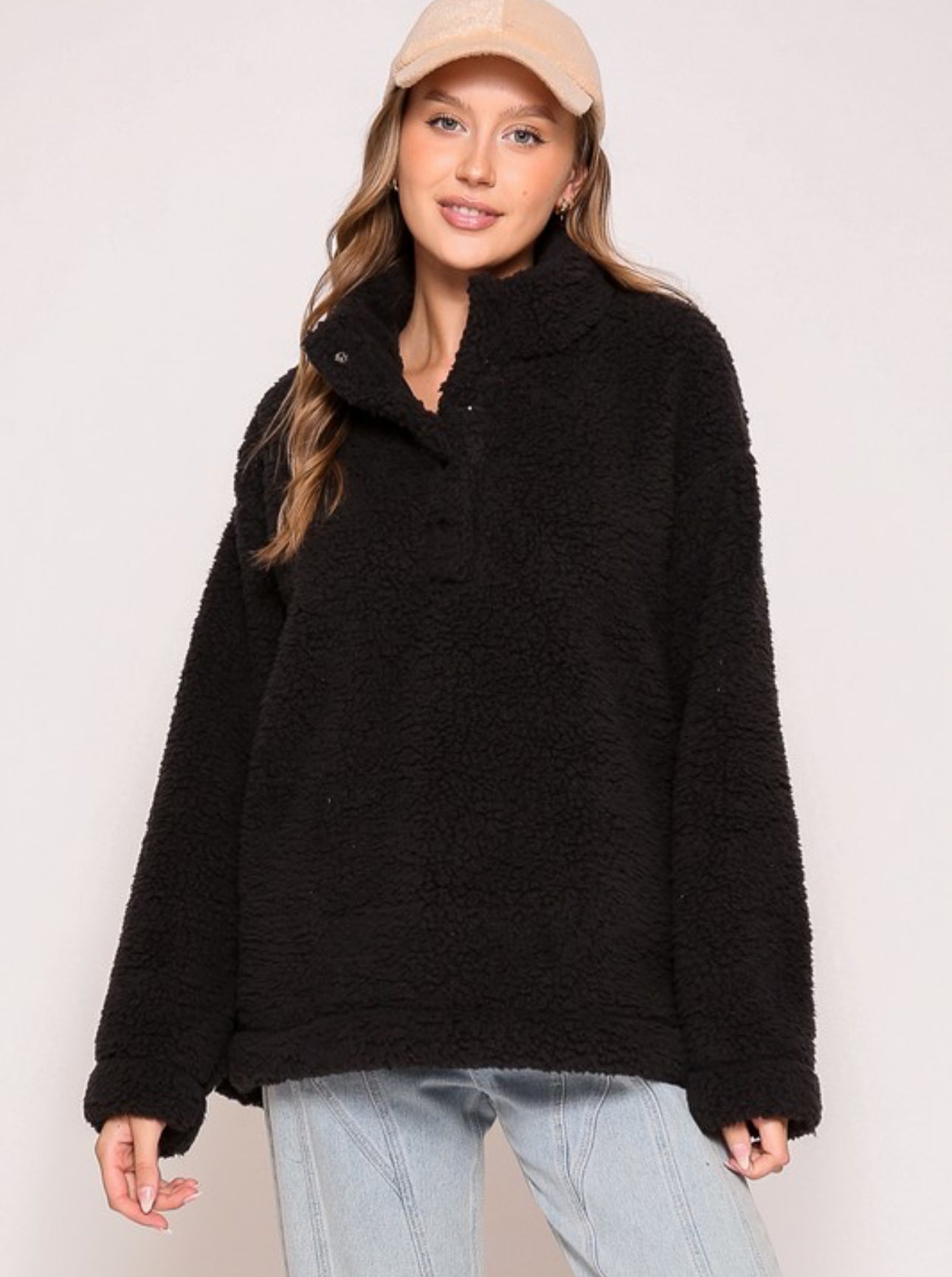 Sherpa Snap Pullover