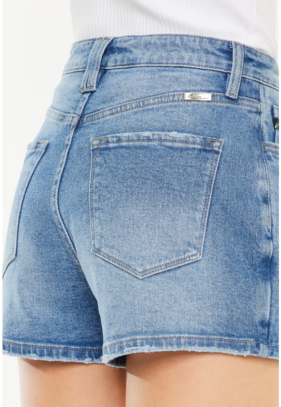 Denim Wrap Skort