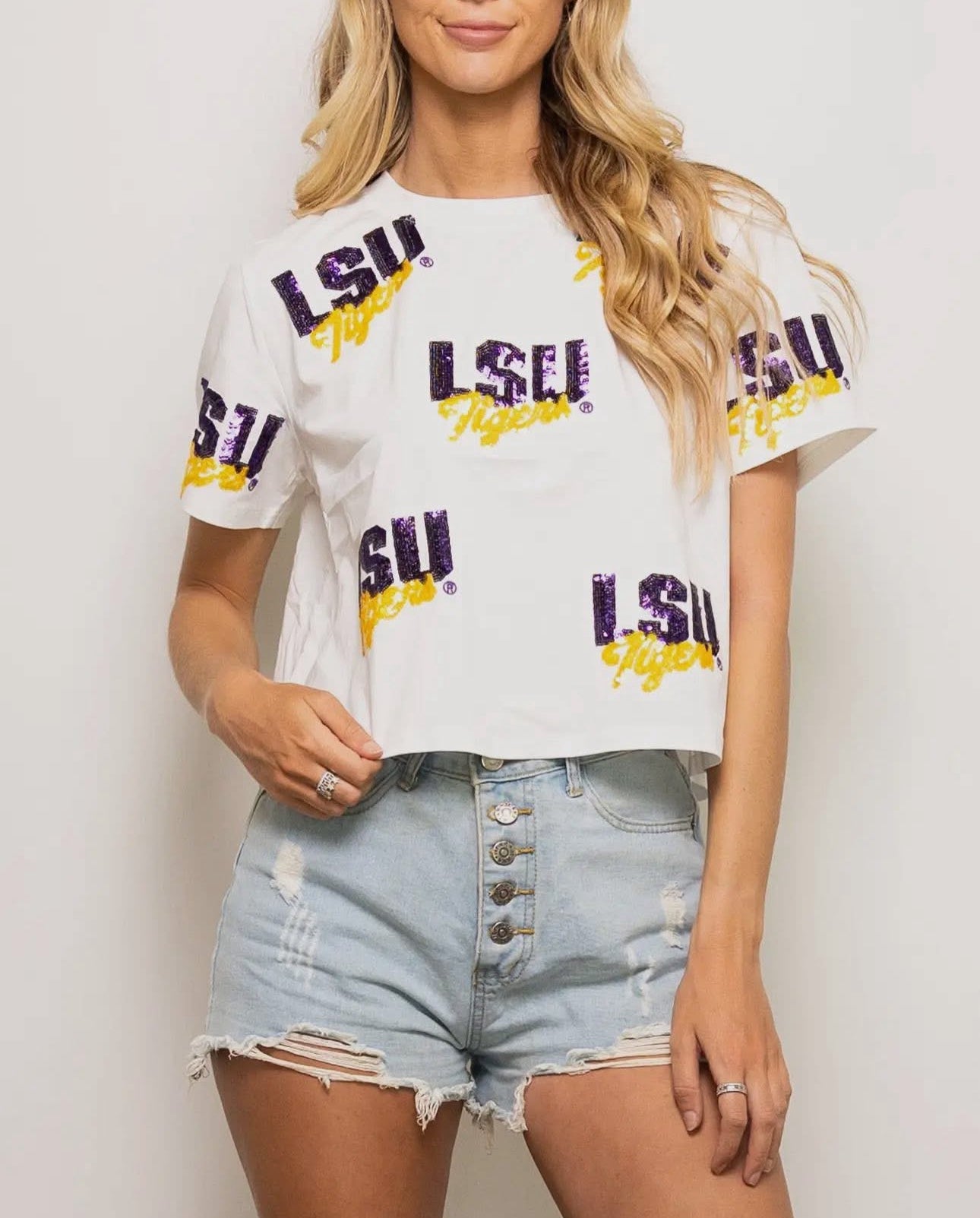 Sparkle City Licensed LSU Top