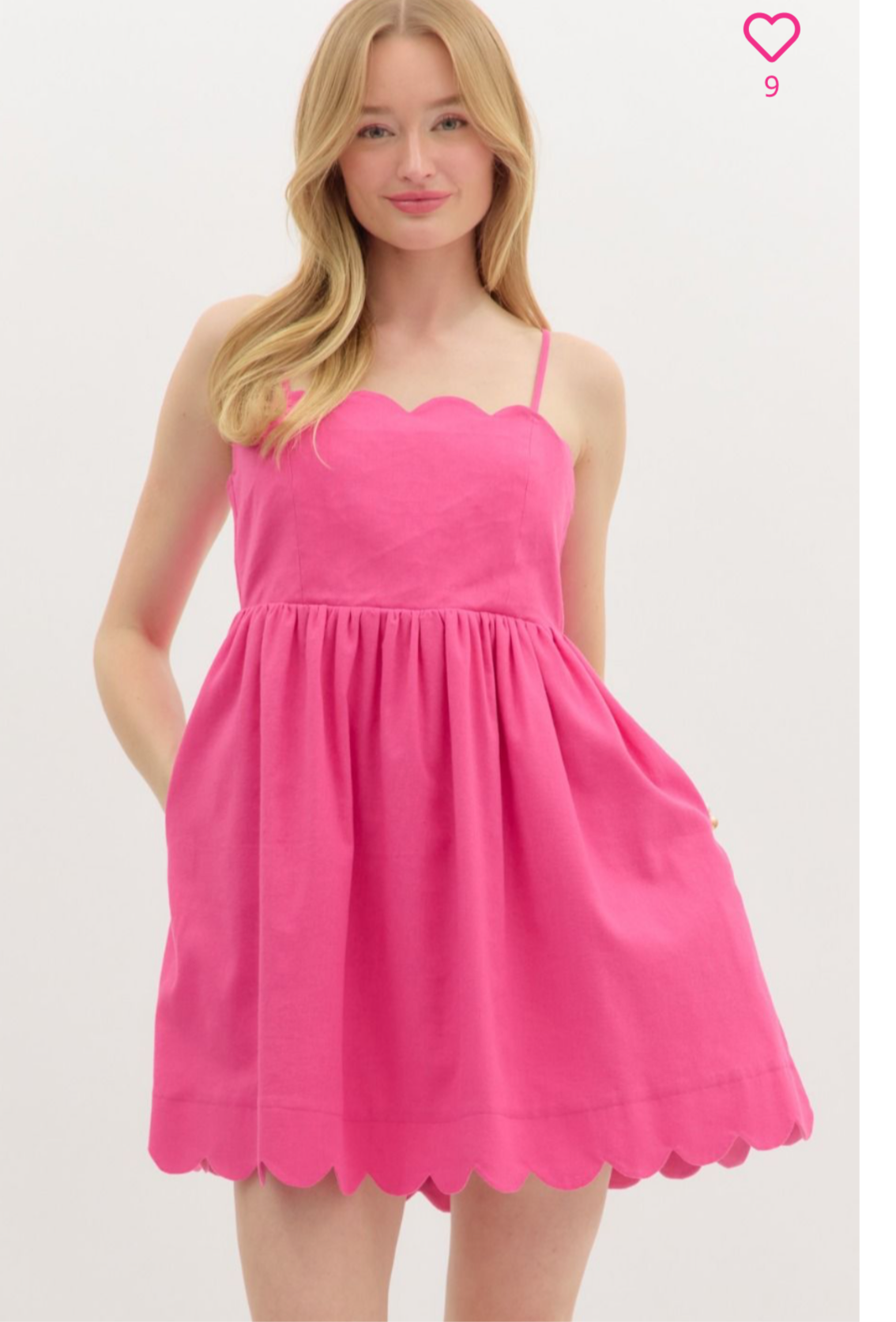 Pink Bow Back Dress
