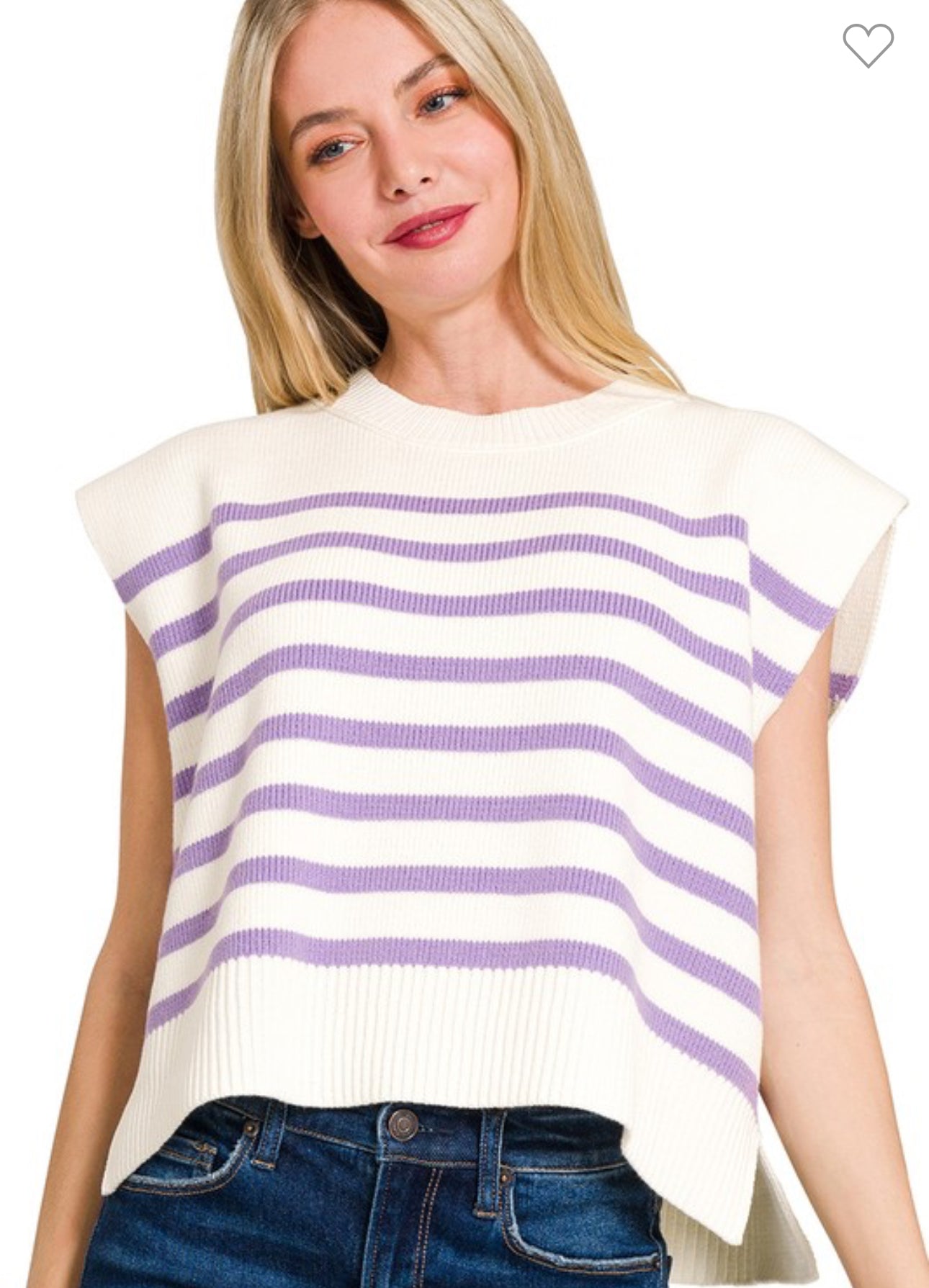 Oversized Crewneck Vest