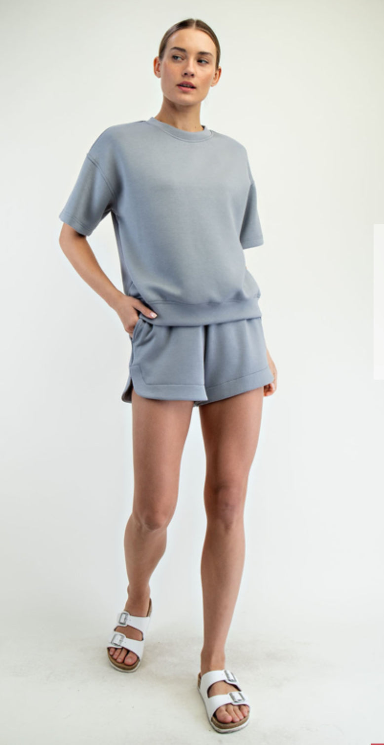 Modal Scuba Set in Grey