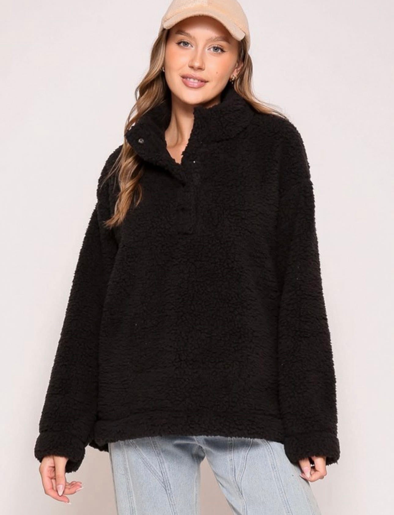 Black Button Fleece