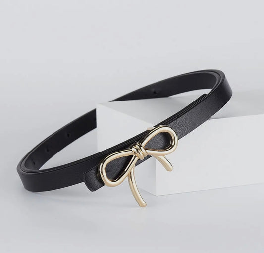 Black Bow Belt