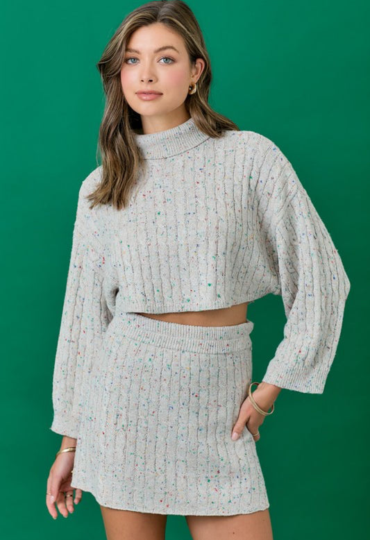 Multi-Color Sweater Set