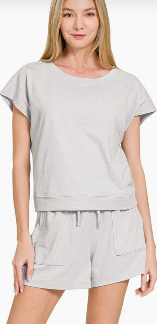 Taupe Short Set