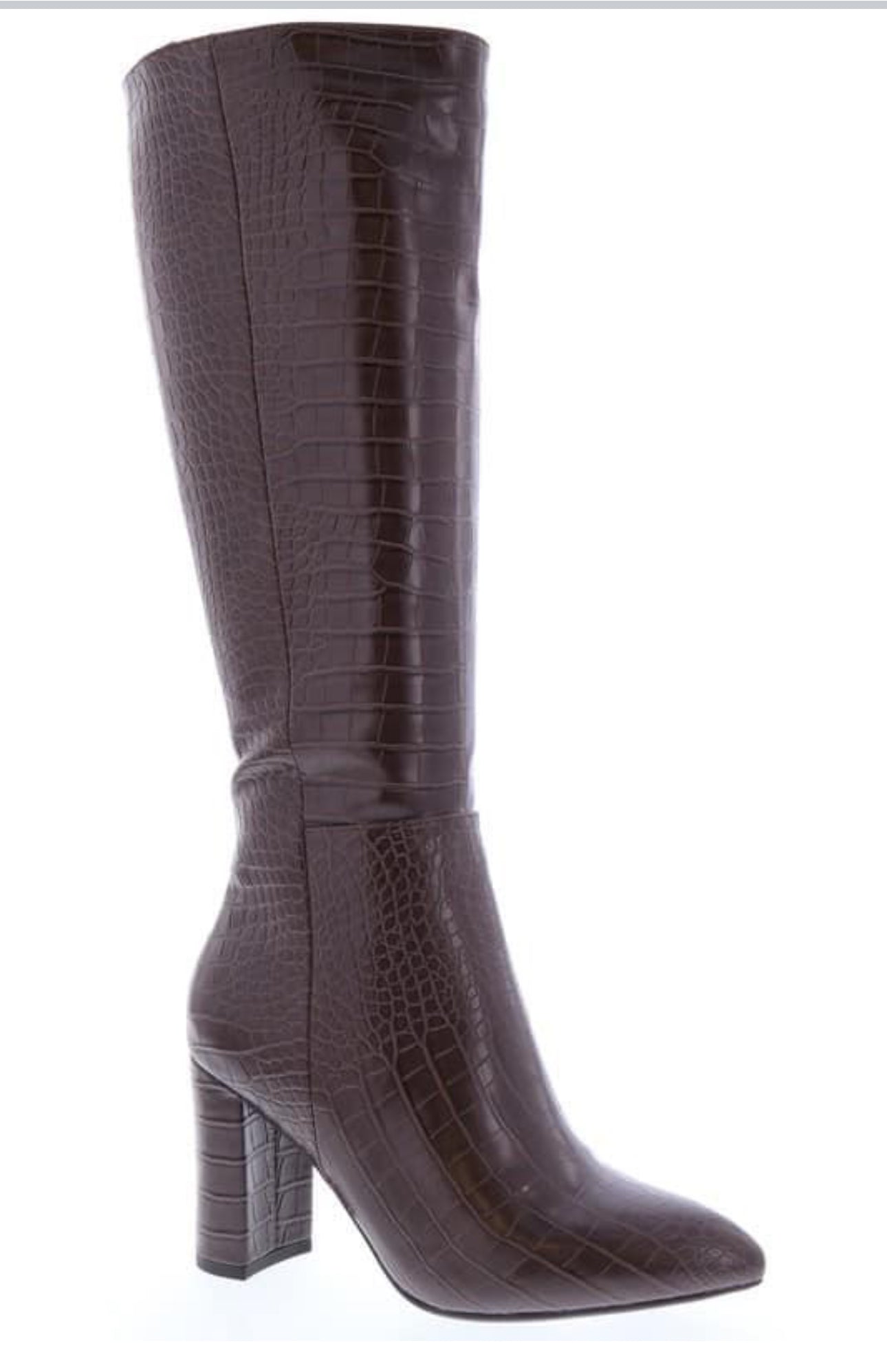 Croco Knee High Boot