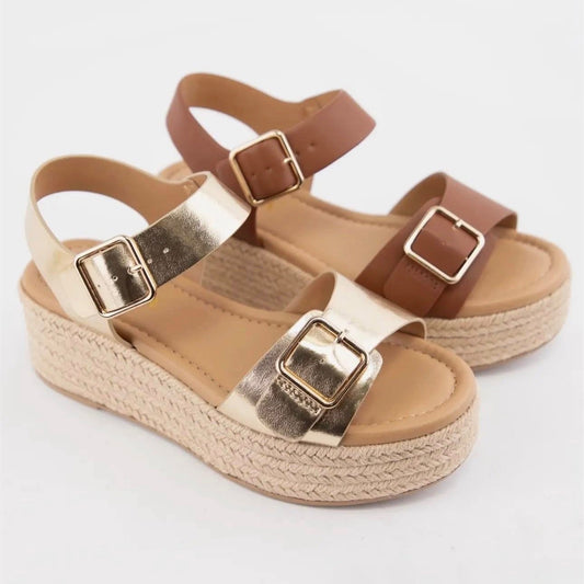 Brown  Platform Sandal