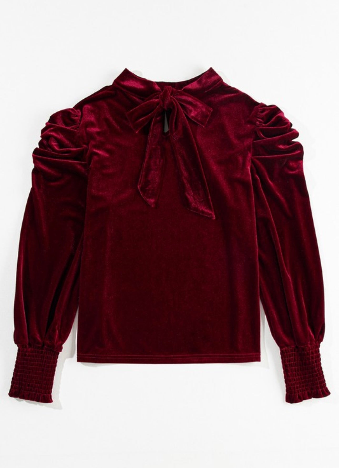 Velvet Top in Wine