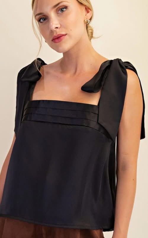 Black Bow Top