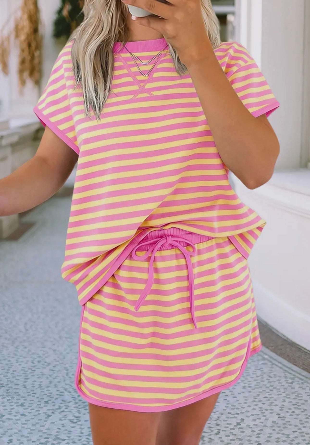 Lemonade Striped Set