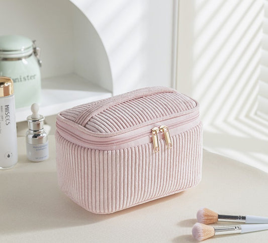 Corduroy Cosmetic Bag