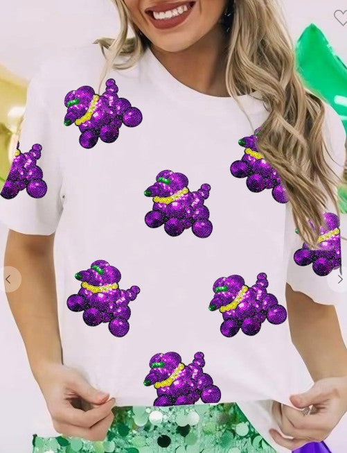 Bead Dog Mardi Gras Tee