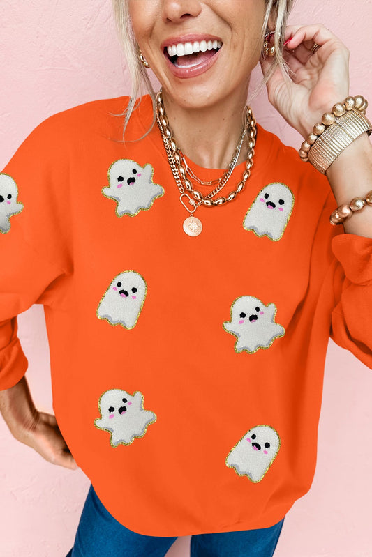 Ghost Patched Sweatshirt