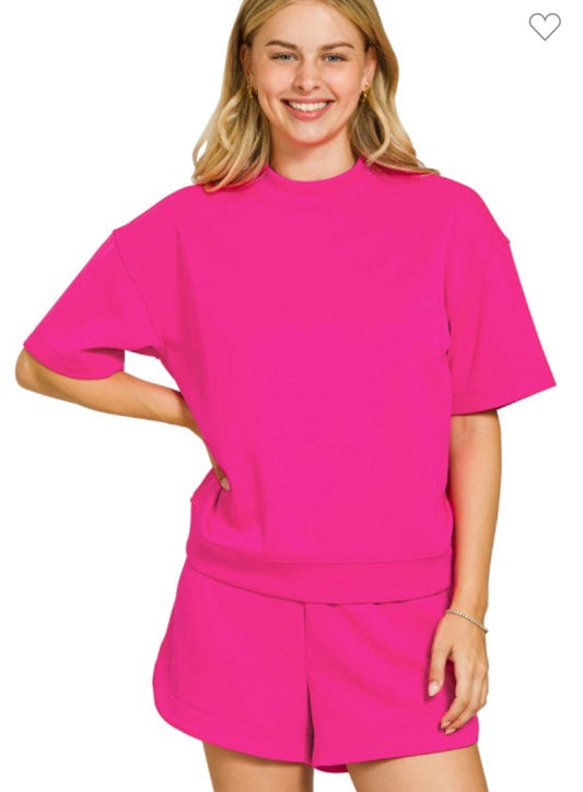 Hot Pink Scuba Set